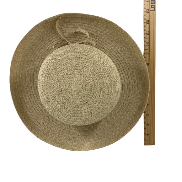 Women's CAPPELLI STRAWORLD Sun Hat with Brim and Bow Lightweight Beach Wear - Picture 8 of 9